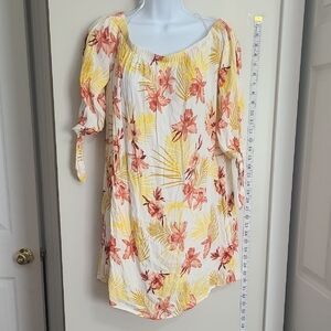 Floral‎ Off-Shoulder Dress